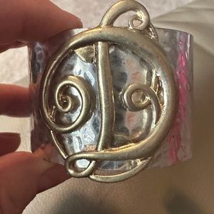 COPY - “D” INITIAL CUFF BRACELET